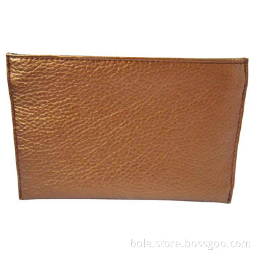 Cute Cosmetic Bag, Made of Lychee PU, Nylon Zipper, Suitable for Promotional Bag